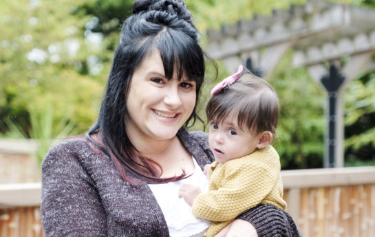 Mom Ashley and Baby Hazel Durance