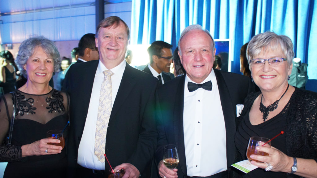 Ruth and Marten Van Huizen, Eric Beddis and Yolanda Bouwman