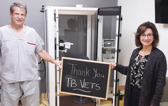 TB Vets donates a Vyntus Body Box to Campbell River Hospital Foundation