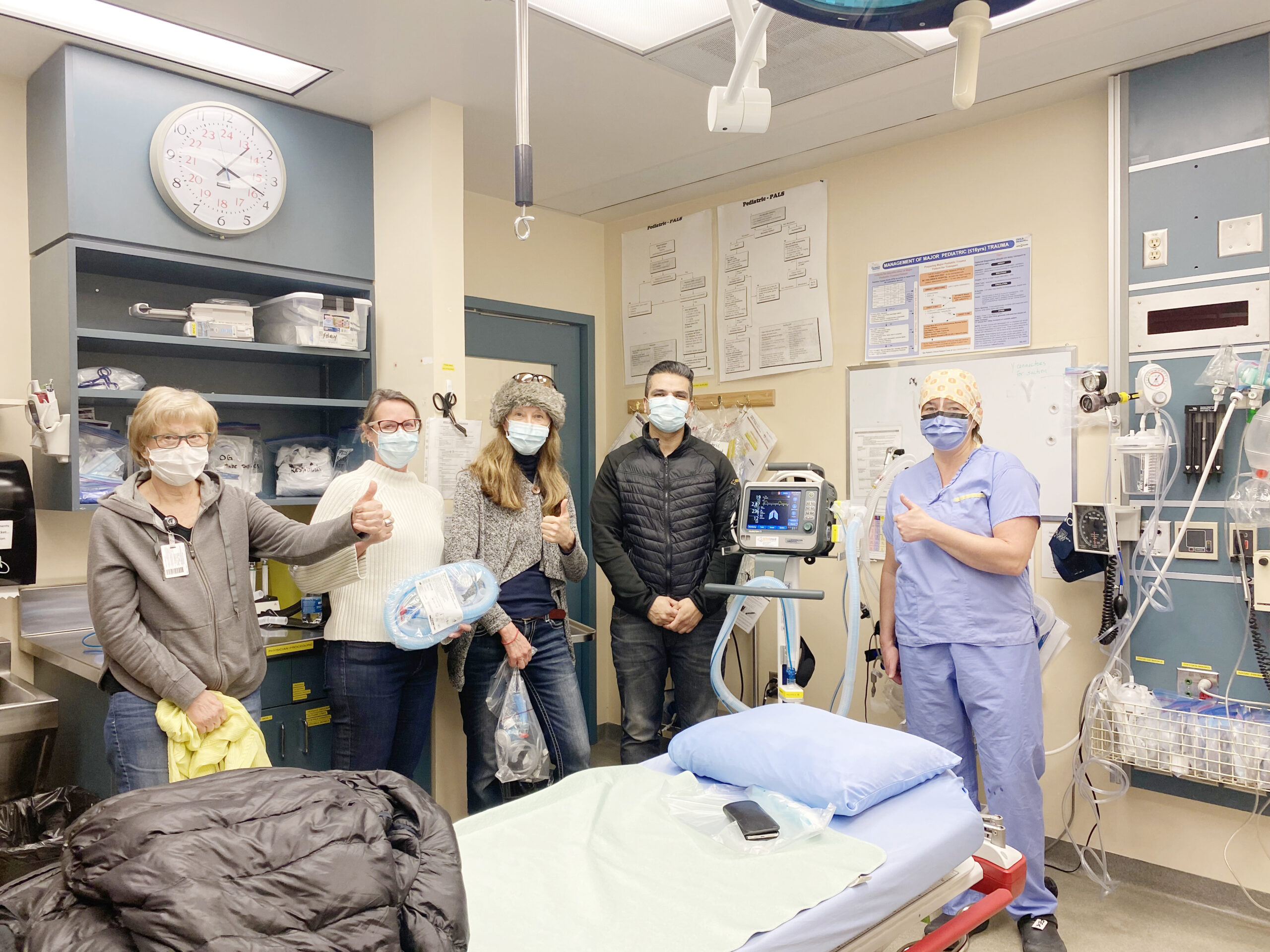 Whistler Health Care Centre with TB Vets-funded Transport Ventilator