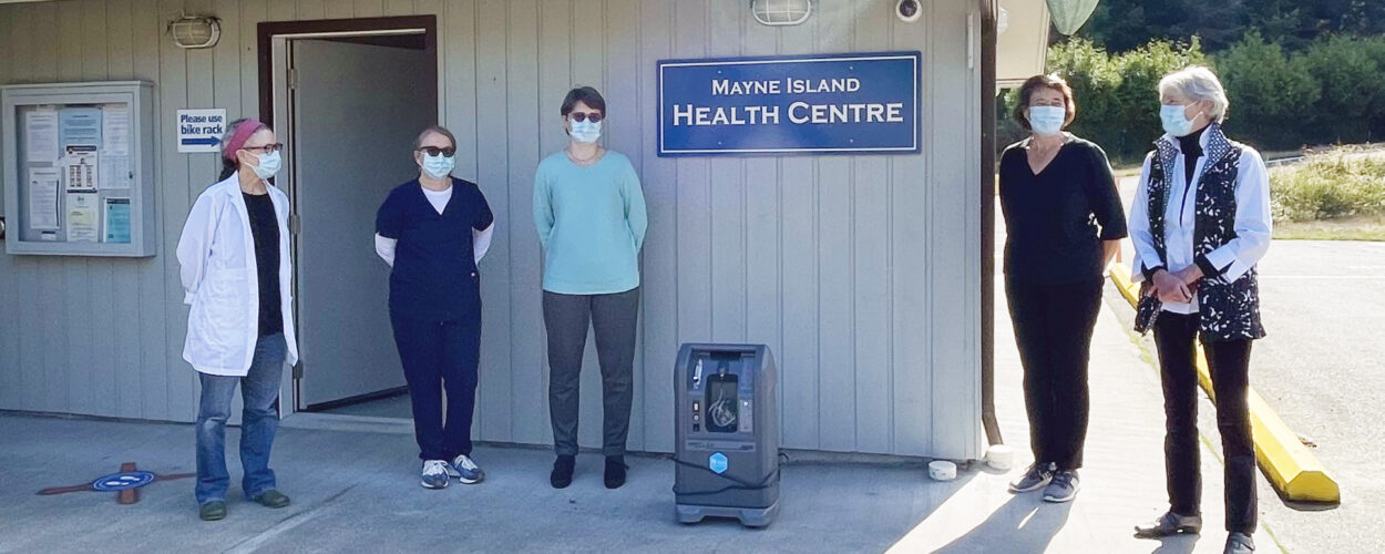 TB Vets Provides Oxygen Concentrators to Mayne Island