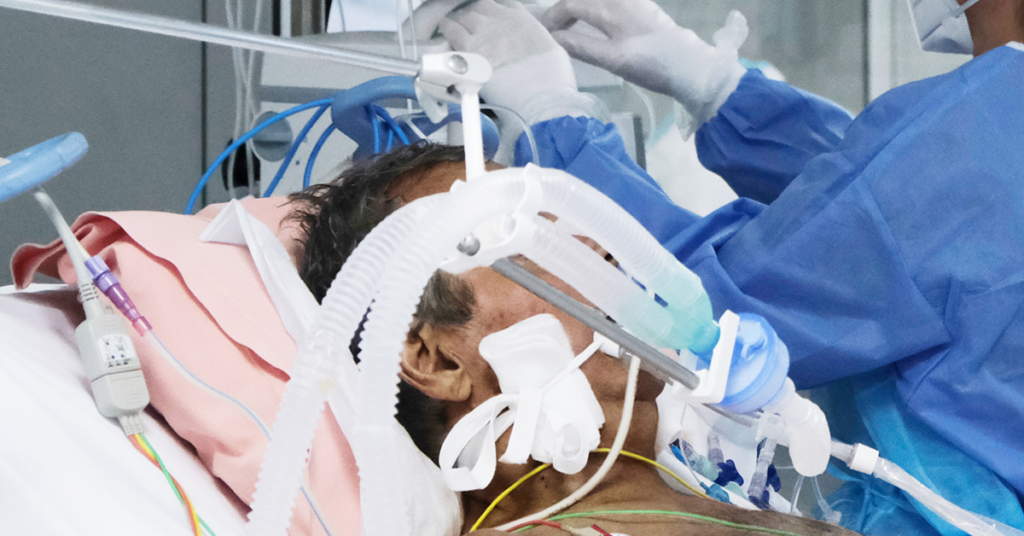 Kulwant Samra - COVID patient with a TB Vets-funded ventilator