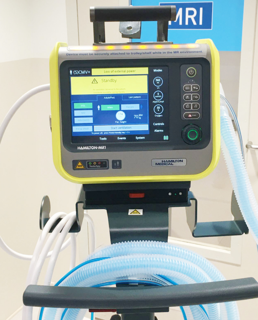 TB Vets-funded MR1 Ventilator - Close-Up