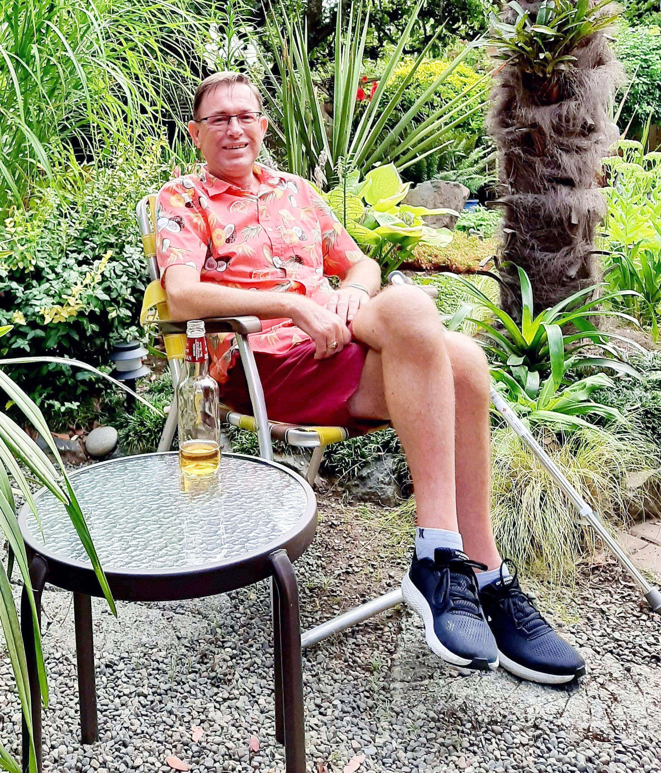 Respiratory Patient Keith of Victoria is now home from hospital